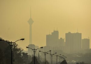 هوای تهران آلوده و در وضعیت نارنجی است