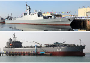 پایگاه شناوری «کردستان» و ناوشکن «سهند» به نیروی دریایی ارتش ملحق شد