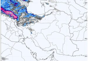 سامانه بارشی جدید برف و باران در راه ۲۰ استان کشور از روز پنجشنبه