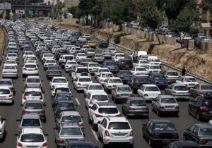 ترافیک سنگین در محورهای ورودی تهران