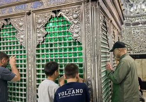حضور رئیس مجلس در حرم مطهر حضرت عبدالعظیم حسنی (ع)