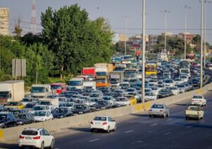ترافیک سنگین در آزادراه تهران – کرج – قزوین / ممنوعیت تردد درجاده کندوان