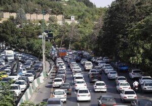 ترافیک پرحجم و سنگین در اکثر معابر و بزرگراه‌های پایتخت