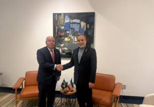 دیدار و گفتگوی وزرای خارجه ایران و برزیل در اجلاس سران بریکس