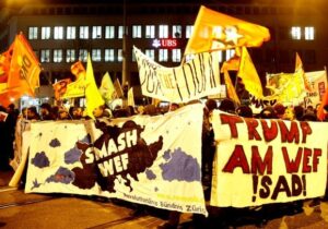 اعتراض هزاران سوئیسی به حضور ترامپ در داووس