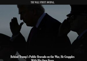 وال استریت ژورنال: ترامپ به‌شدت نگران آینده جنگ با ایران است